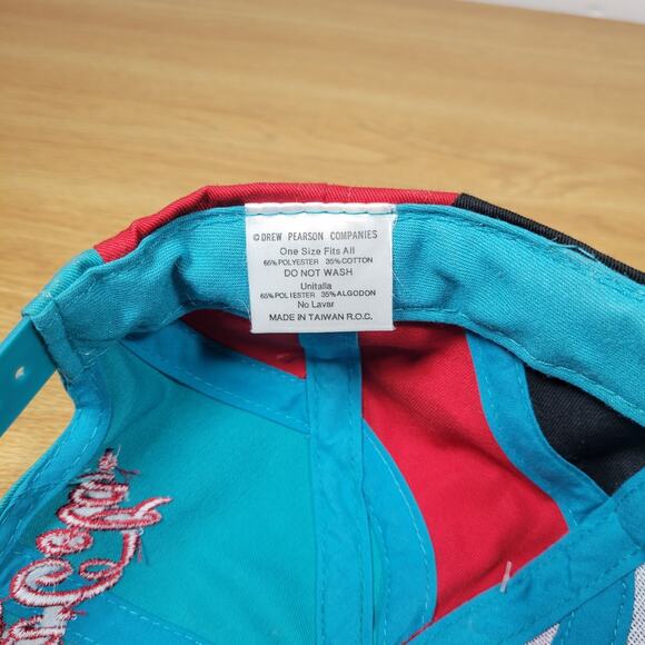 Vintage Rare Coca Cola 1994 Coke Drew Pearson Soda Promo Swirl Hat Snapback - Picture 13 of 15